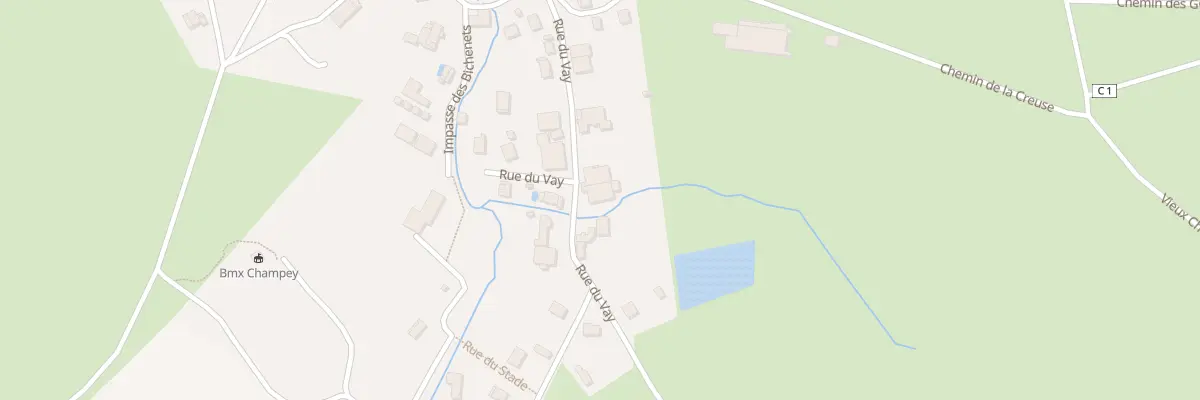 Plan du 21 Rue du Vay à Champey