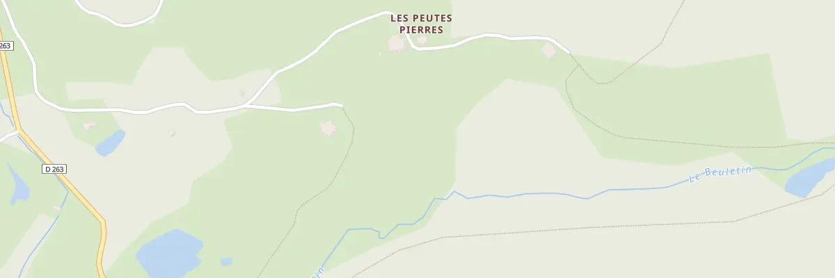 Plan du 5097 Les Peutes Pierres à Beulotte-Saint-Laurent