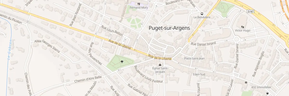 Plan du 66 Rue de la Liberté à Puget-sur-Argens