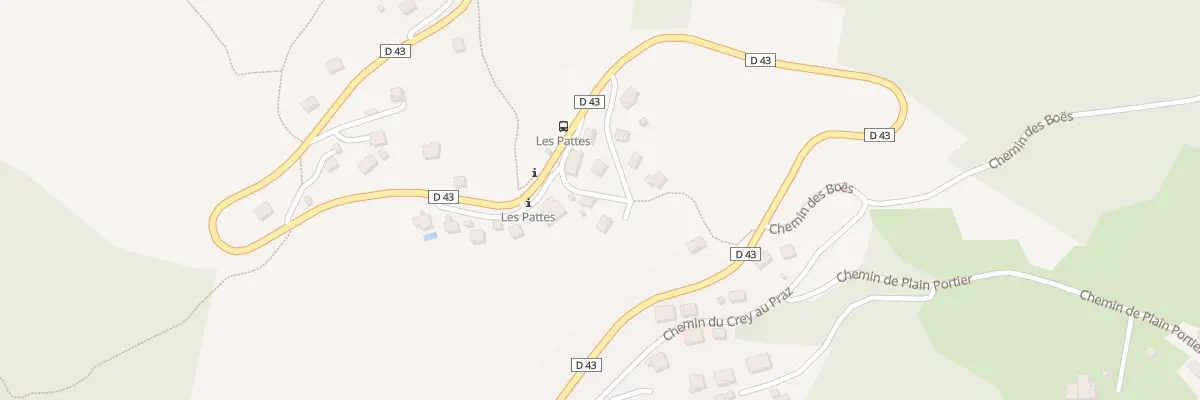 Plan du 2311 Rte du Plateau d’Assy à Passy