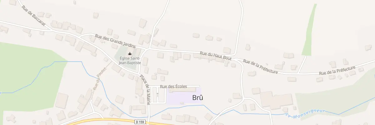 Plan du 10 Rue du Haut Bout à Brû