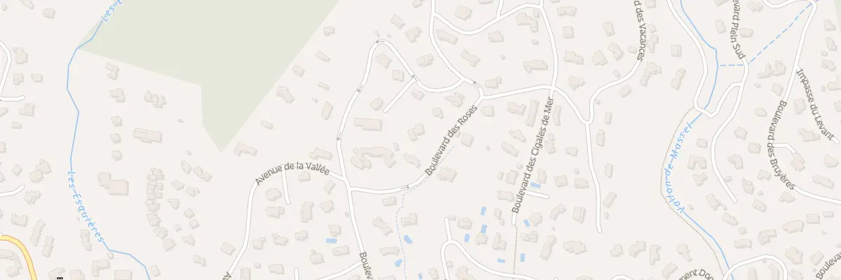 Plan du 151 Bd des Roses à Roquebrune-sur-Argens