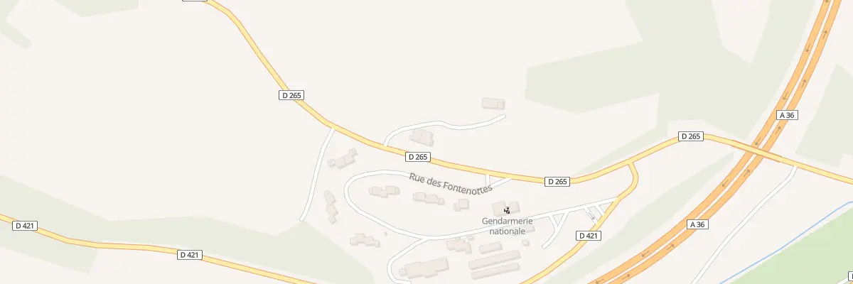 Plan du 3 Les Rossey à Villars-sous-Écot