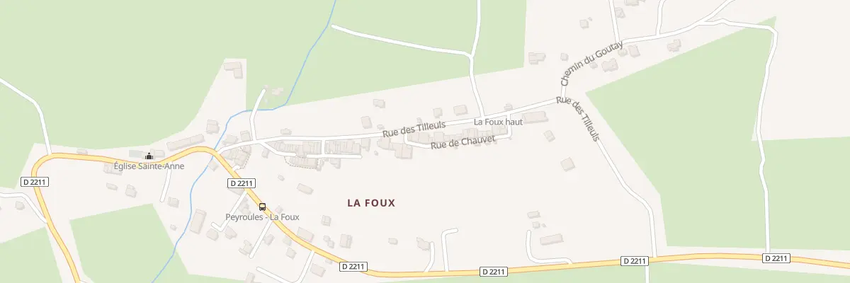Plan du 5095 La Foux à Peyroules