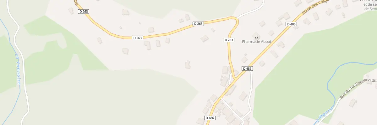 Plan du 5 Rte de Beulotte à Servance-Miellin