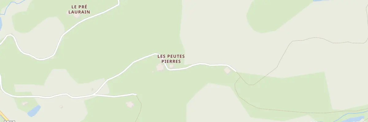Plan du 5095 Les Peutes Pierres à Beulotte-Saint-Laurent