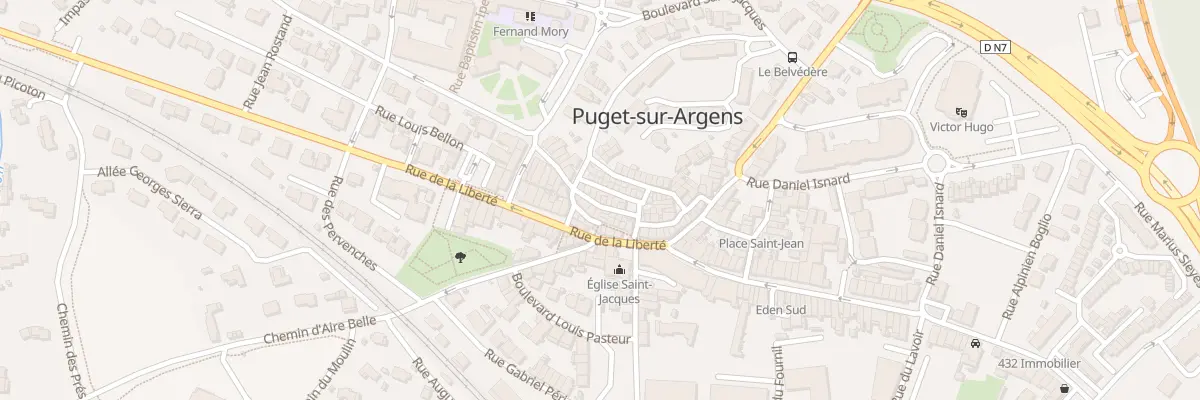 Plan du 20 Rue Marie Curie à Puget-sur-Argens
