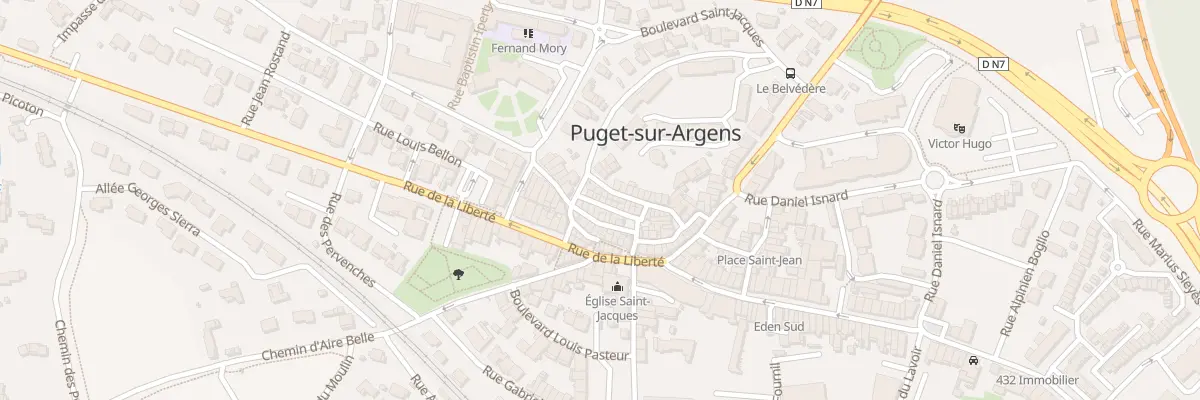 Plan du 23 Rue Marie Curie à Puget-sur-Argens