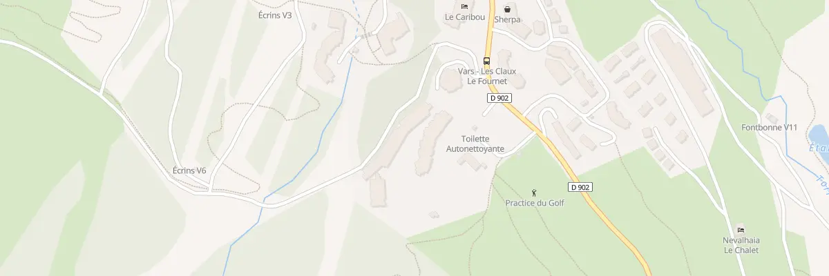 Plan du 151 All Clamens à Vars