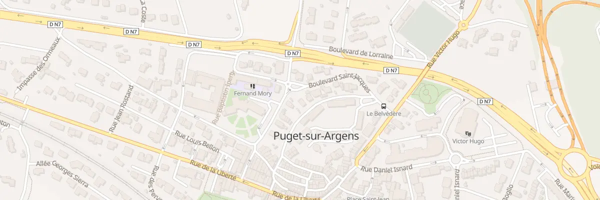 Plan du 10 Bd Saint Jacques à Puget-sur-Argens