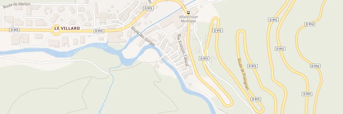 Plan du 8 Rue des tovets à Planay