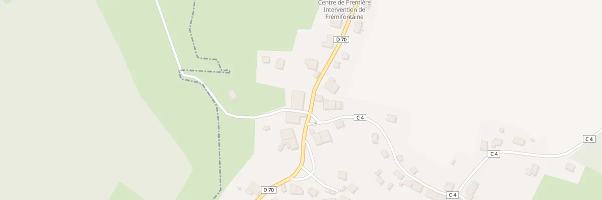 Plan du 14 Rue Des Tilleuls à Fremifontaine