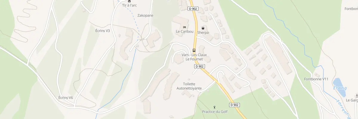 Plan du 93 All Clamens à Vars