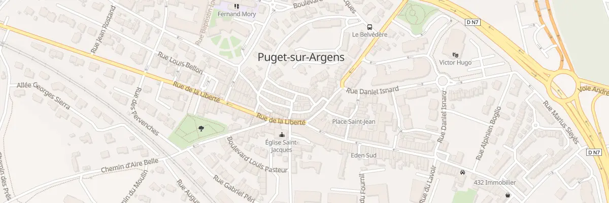 Plan du 90 Rue Frédéric Mistral à Puget-sur-Argens