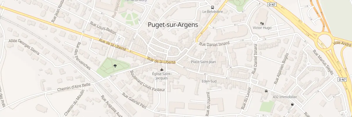 Plan du 24 Rue Albert Calmette à Puget-sur-Argens