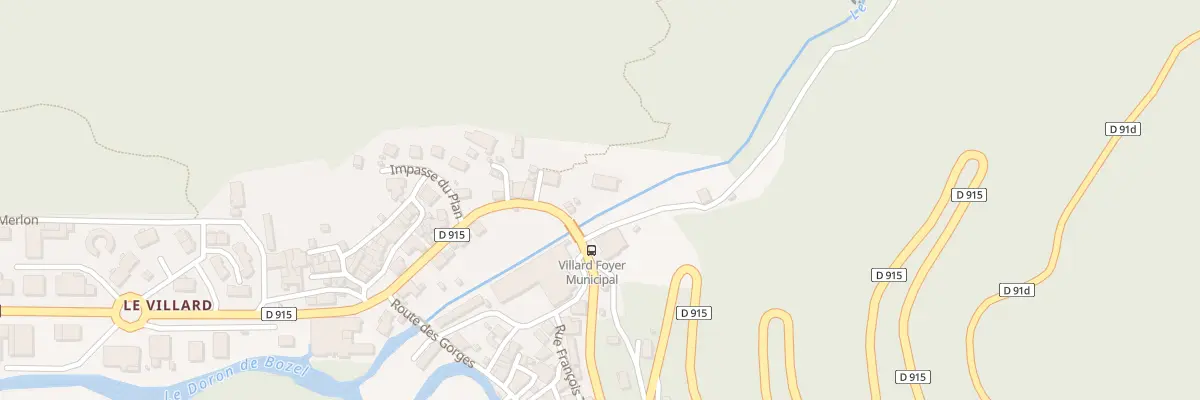 Plan du 2383 Rte de Pralognan à Planay
