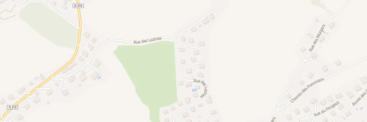 Plan du 25 Rue des Lazines à Villers-le-Lac