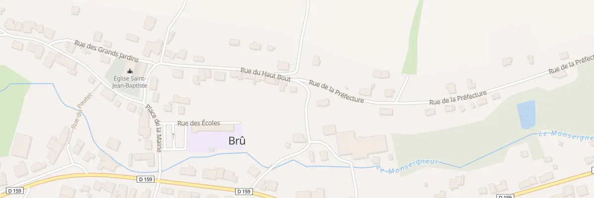 Plan du 22 Rue du Haut Bout à Brû