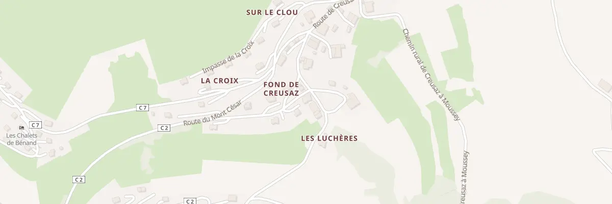 Plan du 144 Rte de Creusaz à Bernex