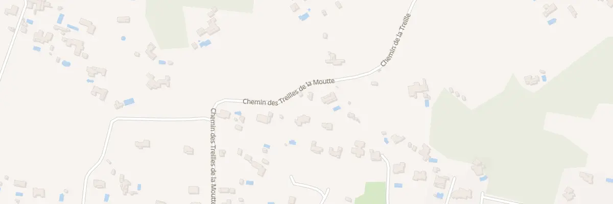 Plan du 56A Che des Treilles de la Moutte à Saint-Tropez
