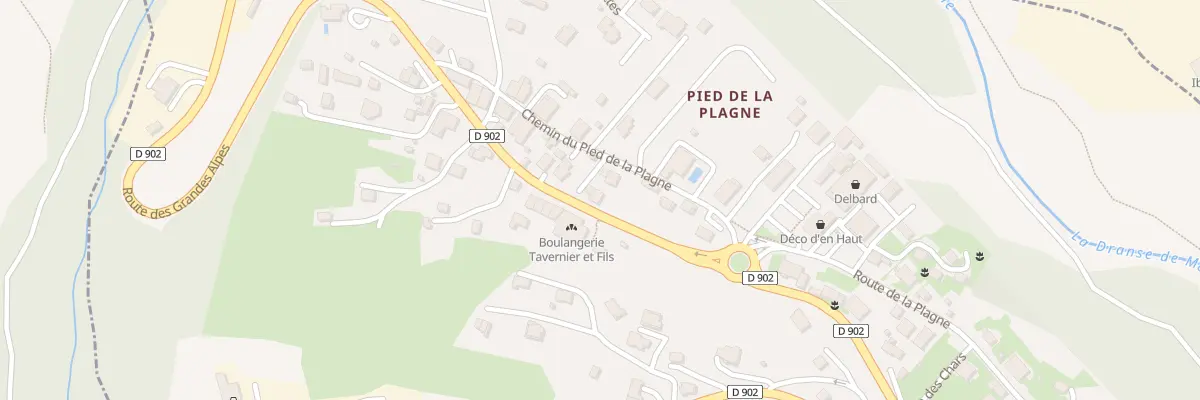 Plan du 133 Che du Pied de la Plagne à Morzine