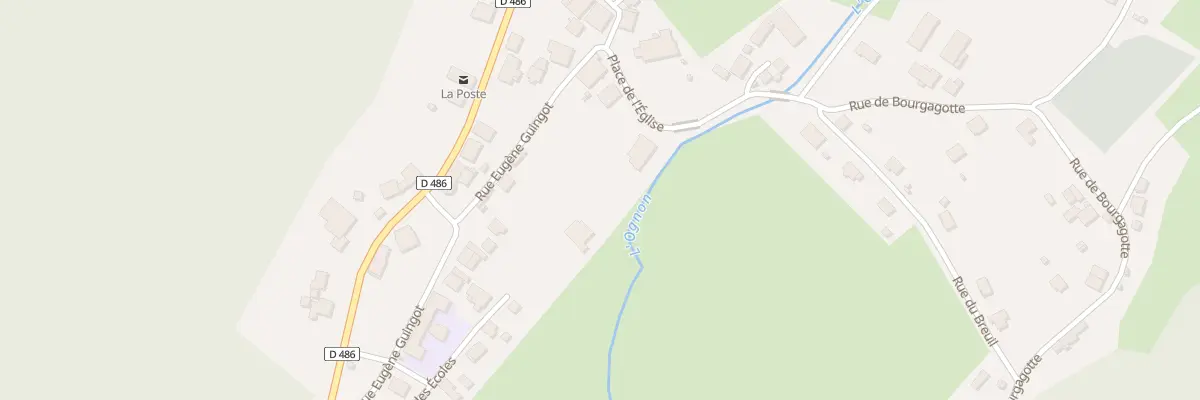 Plan du 6B Pl de l’Eglise à Servance-Miellin