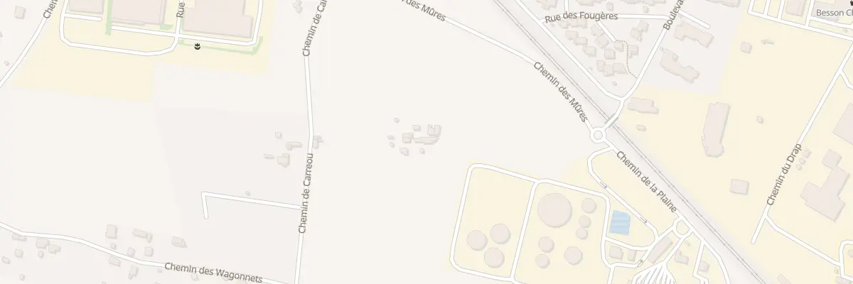 Plan du 411 Che de Carreou à Puget-sur-Argens