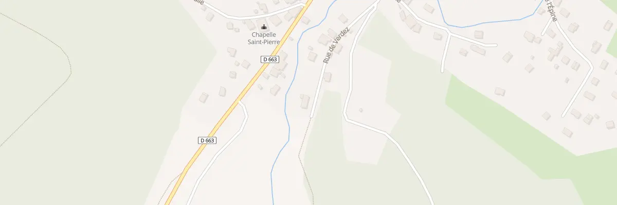 Plan du 10 Rue de Verdez à Lougres