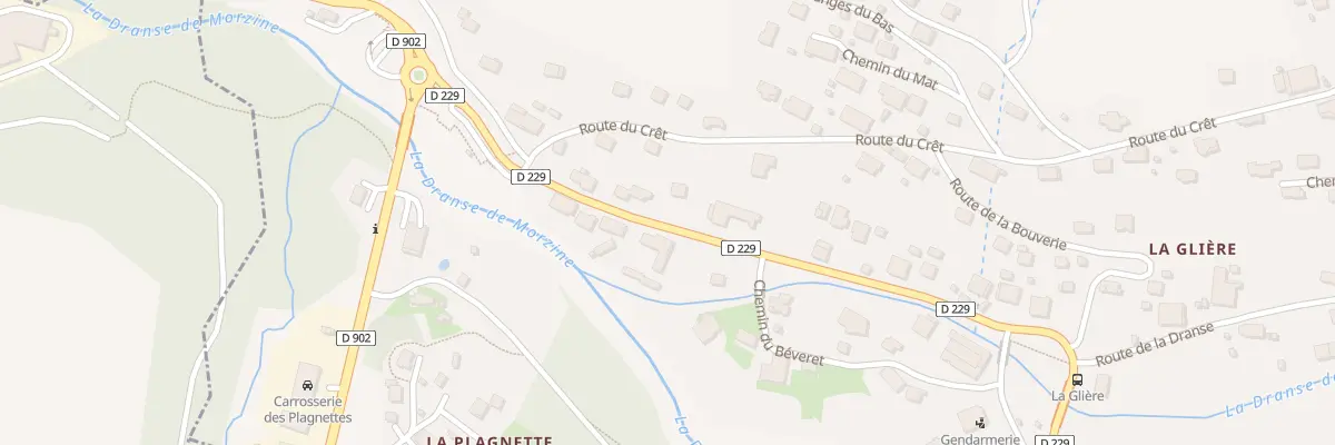 Plan du 863 Rte de Thonon à Montriond