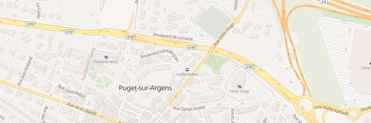 Plan du 191 Bd Saint Jacques à Puget-sur-Argens