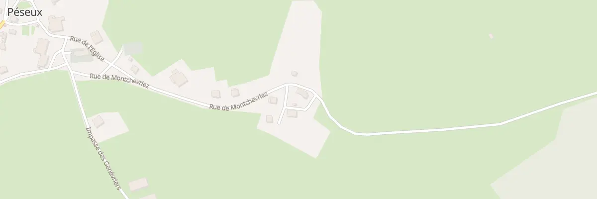 Plan du 6 Rue de Montchevriez à Péseux