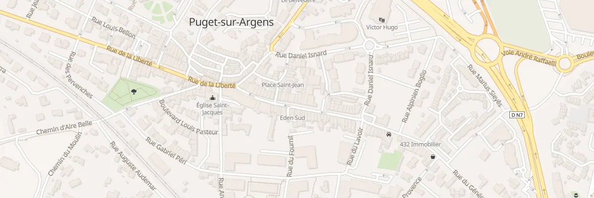 Plan du 133 Rue General de Gaulle à Puget-sur-Argens