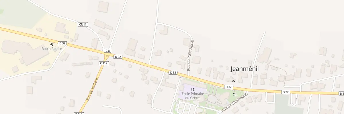 Plan du 30 Rue de Moulins à Jeanménil