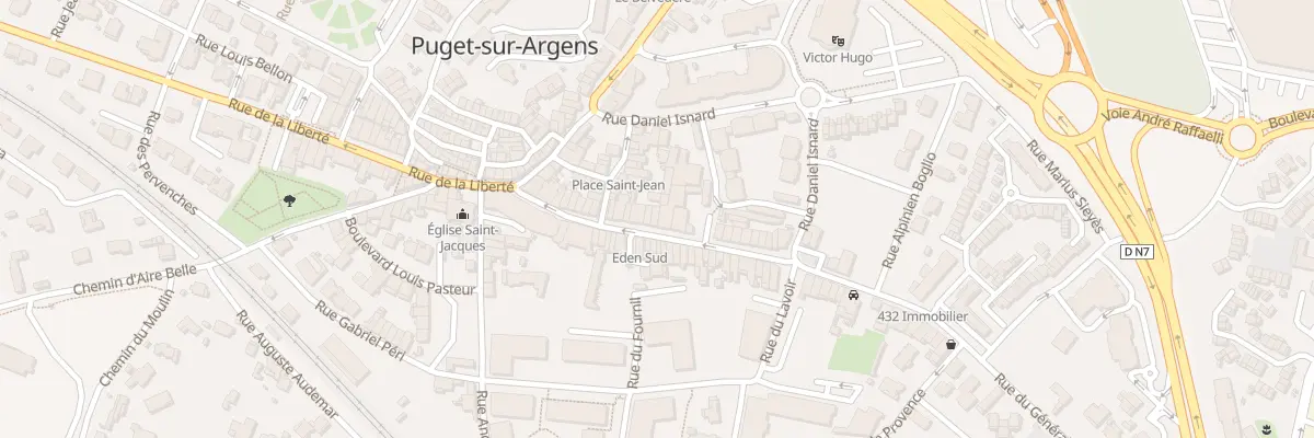 Plan du 143 Rue General de Gaulle à Puget-sur-Argens