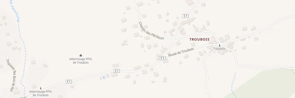 Plan du 17B Rte de Troubois à Lugrin