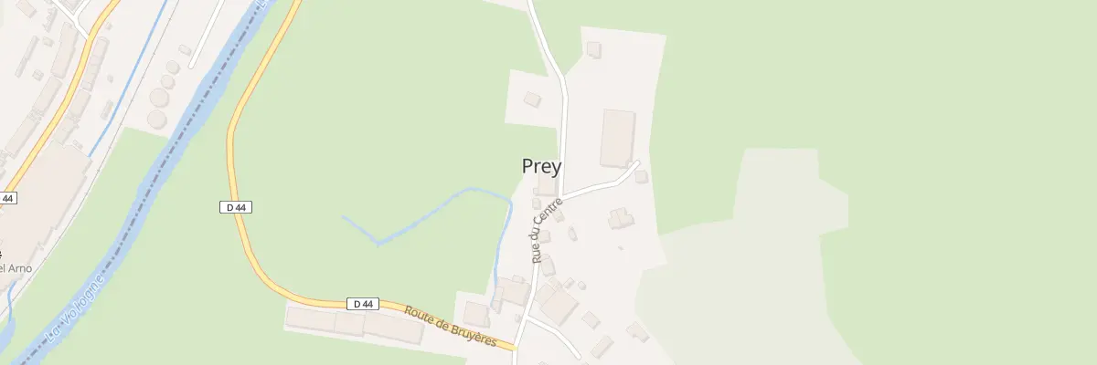 Plan du 1 Che des Grands Prés à Prey