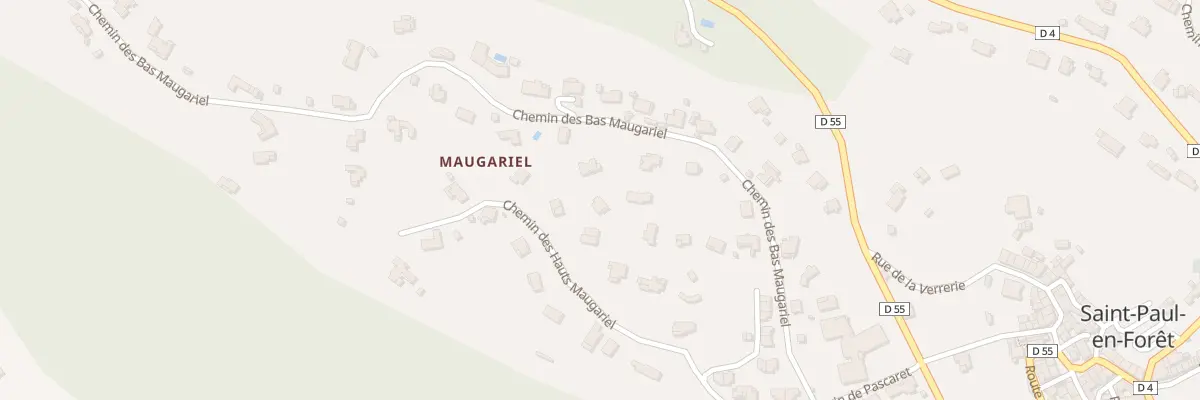 Plan du 502 Che Haut Maugariel à Saint-Paul-en-Forêt