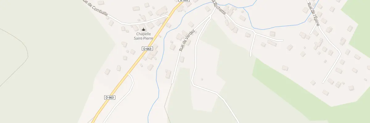 Plan du 3 Rue de Verdez à Lougres