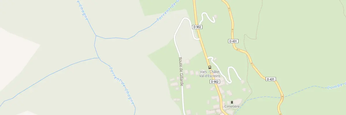 Plan du 266A Rte de la Gillarde à Vars