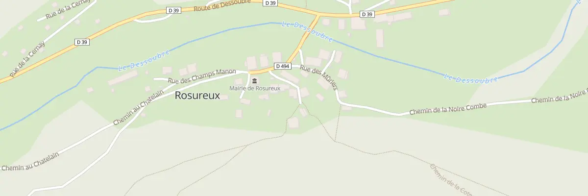 Plan du 12 Pl Sainte Foy à Rosureux