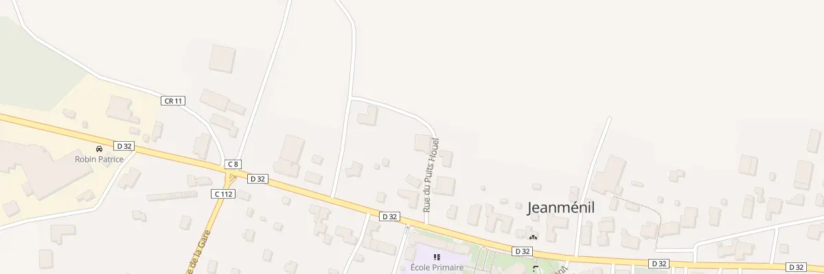 Plan du 5 Rue du Puits Houel à Jeanménil
