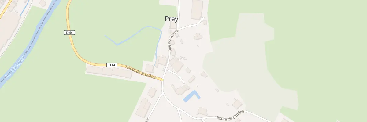Plan du 1 Rue du Docteur Villemin à Prey