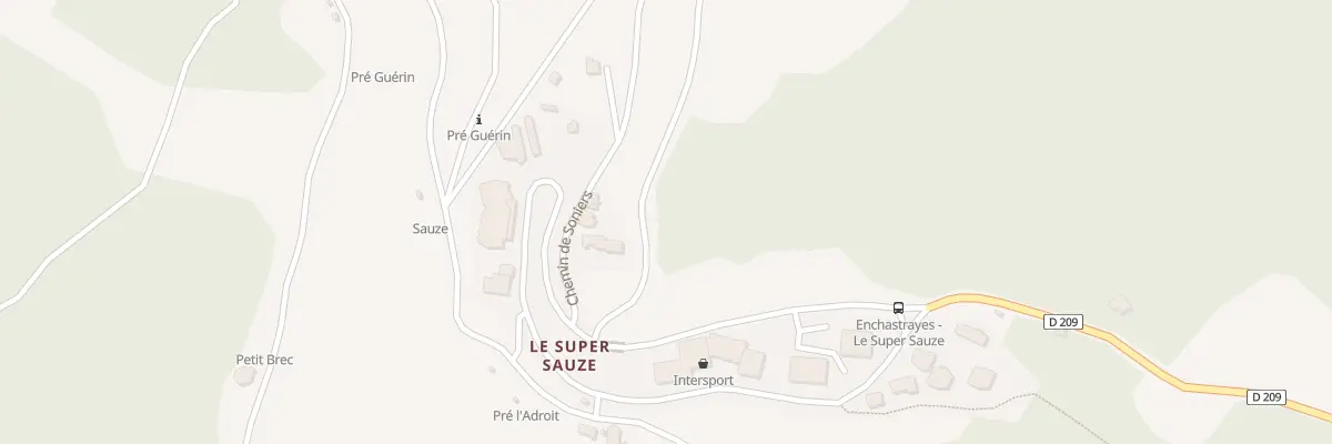 Plan du 36 Che de Soniers à Enchastrayes