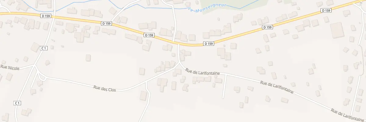 Plan du 1 Rue de Larifontaine à Brû