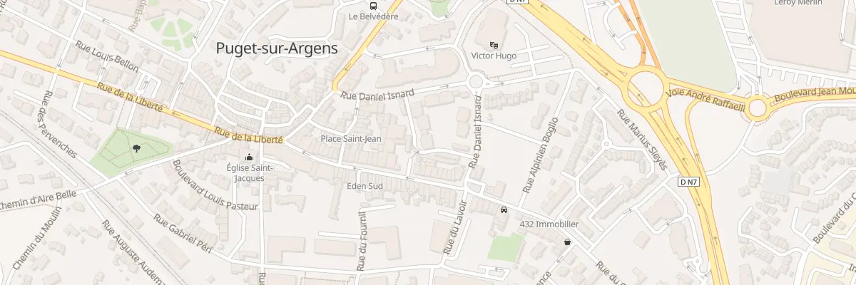 Plan du 92 Rue Daniel Isnard à Puget-sur-Argens