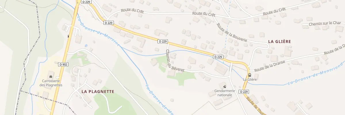 Plan du 5138 Le Beveret à Montriond