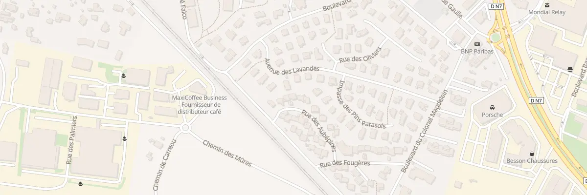 Plan du 51 Rue des Aubépines à Puget-sur-Argens