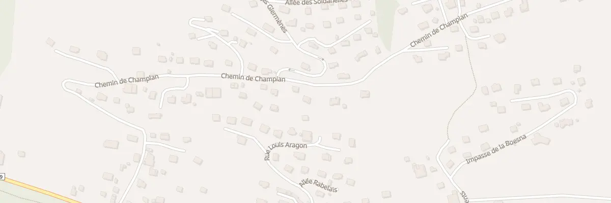 Plan du 662 Che de Champlan à Passy
