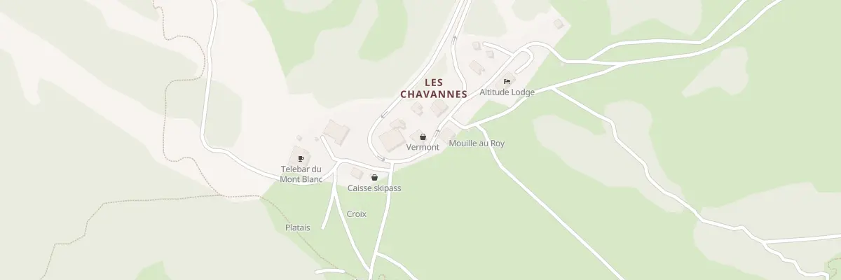 Plan du 3993 Rte des Chavannes aux Gets