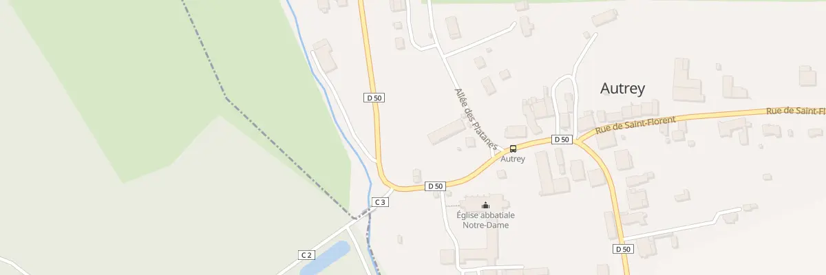 Plan du 1 Rue de l’Abbaye à Autrey